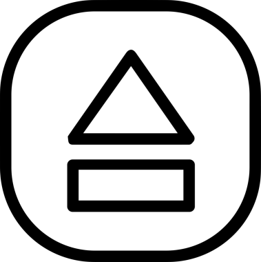 Siyah ve Beyaz Logo Simgesi PNG Biçimini Yükle. Web Sitesi Düğmesi, Mobil Uygulama Arayüzü, Dosya Aktarımı, Belge Paylaşımı, Bulut Depolama ve Veri Yedekleme için Minimalist Düz Tasarımlı Tek Renkli Ok Gönderme İşareti Grafiksel Elemanı