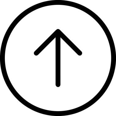 Siyah ve Beyaz Logo Simgesi PNG Biçimini Yükle. Web Sitesi Düğmesi, Mobil Uygulama Arayüzü, Dosya Aktarımı, Belge Paylaşımı, Bulut Depolama ve Veri Yedekleme için Minimalist Düz Tasarımlı Tek Renkli Ok Gönderme İşareti Grafiksel Elemanı