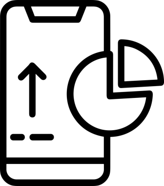 Siyah ve Beyaz Logo Simgesi PNG Biçimini Yükle. Web Sitesi Düğmesi, Mobil Uygulama Arayüzü, Dosya Aktarımı, Belge Paylaşımı, Bulut Depolama ve Veri Yedekleme için Minimalist Düz Tasarımlı Tek Renkli Ok Gönderme İşareti Grafiksel Elemanı