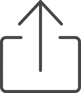 Siyah ve Beyaz Logo Simgesi PNG Biçimini Yükle. Web Sitesi Düğmesi, Mobil Uygulama Arayüzü, Dosya Aktarımı, Belge Paylaşımı, Bulut Depolama ve Veri Yedekleme için Minimalist Düz Tasarımlı Tek Renkli Ok Gönderme İşareti Grafiksel Elemanı