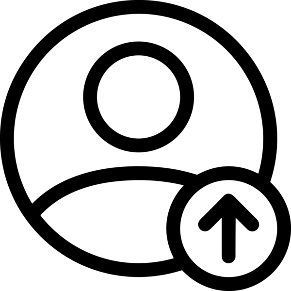 Siyah ve Beyaz Logo Simgesi PNG Biçimini Yükle. Web Sitesi Düğmesi, Mobil Uygulama Arayüzü, Dosya Aktarımı, Belge Paylaşımı, Bulut Depolama ve Veri Yedekleme için Minimalist Düz Tasarımlı Tek Renkli Ok Gönderme İşareti Grafiksel Elemanı