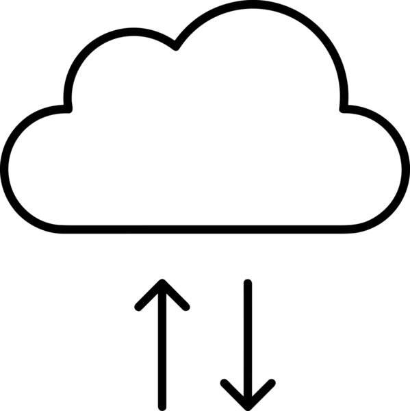 Siyah ve Beyaz Logo Simgesi PNG Biçimini Yükle. Web Sitesi Düğmesi, Mobil Uygulama Arayüzü, Dosya Aktarımı, Belge Paylaşımı, Bulut Depolama ve Veri Yedekleme için Minimalist Düz Tasarımlı Tek Renkli Ok Gönderme İşareti Grafiksel Elemanı
