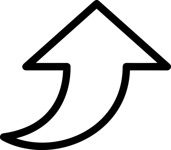 Siyah ve Beyaz Logo Simgesi PNG Biçimini Yükle. Web Sitesi Düğmesi, Mobil Uygulama Arayüzü, Dosya Aktarımı, Belge Paylaşımı, Bulut Depolama ve Veri Yedekleme için Minimalist Düz Tasarımlı Tek Renkli Ok Gönderme İşareti Grafiksel Elemanı