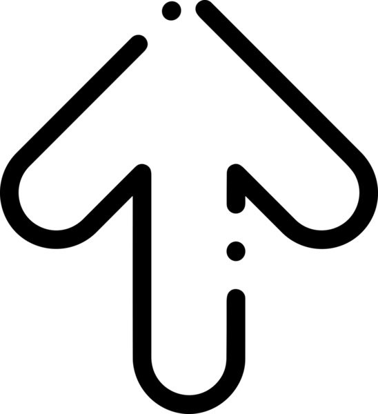 Siyah ve Beyaz Logo Simgesi PNG Biçimini Yükle. Web Sitesi Düğmesi, Mobil Uygulama Arayüzü, Dosya Aktarımı, Belge Paylaşımı, Bulut Depolama ve Veri Yedekleme için Minimalist Düz Tasarımlı Tek Renkli Ok Gönderme İşareti Grafiksel Elemanı