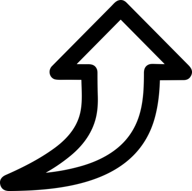 Siyah ve Beyaz Logo Simgesi PNG Biçimini Yükle. Web Sitesi Düğmesi, Mobil Uygulama Arayüzü, Dosya Aktarımı, Belge Paylaşımı, Bulut Depolama ve Veri Yedekleme için Minimalist Düz Tasarımlı Tek Renkli Ok Gönderme İşareti Grafiksel Elemanı
