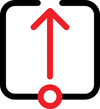Siyah ve Beyaz Logo Simgesi PNG Biçimini Yükle. Web Sitesi Düğmesi, Mobil Uygulama Arayüzü, Dosya Aktarımı, Belge Paylaşımı, Bulut Depolama ve Veri Yedekleme için Minimalist Düz Tasarımlı Tek Renkli Ok Gönderme İşareti Grafiksel Elemanı