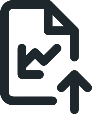 Siyah ve Beyaz Logo Simgesi PNG Biçimini Yükle. Web Sitesi Düğmesi, Mobil Uygulama Arayüzü, Dosya Aktarımı, Belge Paylaşımı, Bulut Depolama ve Veri Yedekleme için Minimalist Düz Tasarımlı Tek Renkli Ok Gönderme İşareti Grafiksel Elemanı