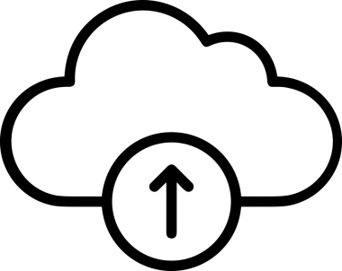 Siyah ve Beyaz Logo Simgesi PNG Biçimini Yükle. Web Sitesi Düğmesi, Mobil Uygulama Arayüzü, Dosya Aktarımı, Belge Paylaşımı, Bulut Depolama ve Veri Yedekleme için Minimalist Düz Tasarımlı Tek Renkli Ok Gönderme İşareti Grafiksel Elemanı