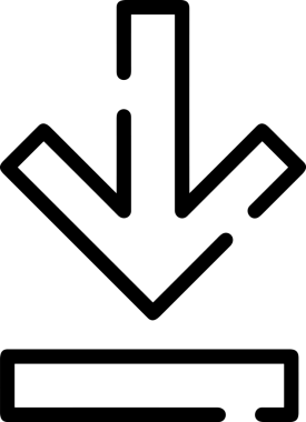 Siyah ve Beyaz Logo Simgesi PNG Biçimini Yükle. Web Sitesi Düğmesi, Mobil Uygulama Arayüzü, Dosya Aktarımı, Belge Paylaşımı, Bulut Depolama ve Veri Yedekleme için Minimalist Düz Tasarımlı Tek Renkli Ok Gönderme İşareti Grafiksel Elemanı