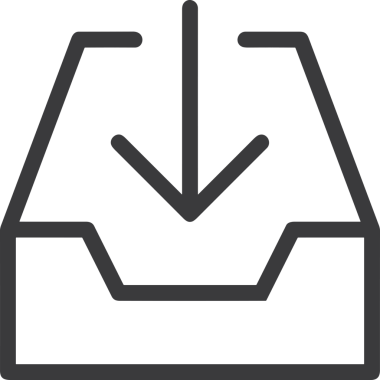 Siyah ve Beyaz Logo Simgesi PNG Biçimini Yükle. Web Sitesi Düğmesi, Mobil Uygulama Arayüzü, Dosya Aktarımı, Belge Paylaşımı, Bulut Depolama ve Veri Yedekleme için Minimalist Düz Tasarımlı Tek Renkli Ok Gönderme İşareti Grafiksel Elemanı
