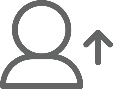 Siyah ve Beyaz Logo Simgesi PNG Biçimini Yükle. Web Sitesi Düğmesi, Mobil Uygulama Arayüzü, Dosya Aktarımı, Belge Paylaşımı, Bulut Depolama ve Veri Yedekleme için Minimalist Düz Tasarımlı Tek Renkli Ok Gönderme İşareti Grafiksel Elemanı