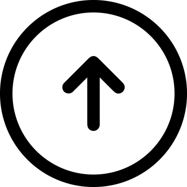 Siyah ve Beyaz Logo Simgesi PNG Biçimini Yükle. Web Sitesi Düğmesi, Mobil Uygulama Arayüzü, Dosya Aktarımı, Belge Paylaşımı, Bulut Depolama ve Veri Yedekleme için Minimalist Düz Tasarımlı Tek Renkli Ok Gönderme İşareti Grafiksel Elemanı