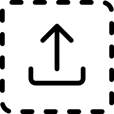 Siyah ve Beyaz Logo Simgesi PNG Biçimini Yükle. Web Sitesi Düğmesi, Mobil Uygulama Arayüzü, Dosya Aktarımı, Belge Paylaşımı, Bulut Depolama ve Veri Yedekleme için Minimalist Düz Tasarımlı Tek Renkli Ok Gönderme İşareti Grafiksel Elemanı