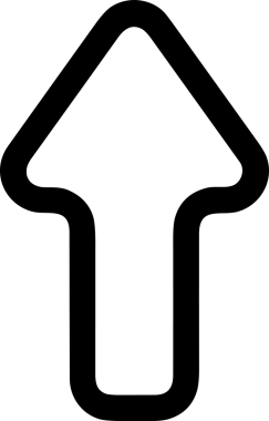 Siyah ve Beyaz Logo Simgesi PNG Biçimini Yükle. Web Sitesi Düğmesi, Mobil Uygulama Arayüzü, Dosya Aktarımı, Belge Paylaşımı, Bulut Depolama ve Veri Yedekleme için Minimalist Düz Tasarımlı Tek Renkli Ok Gönderme İşareti Grafiksel Elemanı