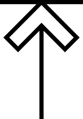 Siyah ve Beyaz Logo Simgesi PNG Biçimini Yükle. Web Sitesi Düğmesi, Mobil Uygulama Arayüzü, Dosya Aktarımı, Belge Paylaşımı, Bulut Depolama ve Veri Yedekleme için Minimalist Düz Tasarımlı Tek Renkli Ok Gönderme İşareti Grafiksel Elemanı