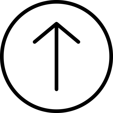 Siyah ve Beyaz Logo Simgesi PNG Biçimini Yükle. Web Sitesi Düğmesi, Mobil Uygulama Arayüzü, Dosya Aktarımı, Belge Paylaşımı, Bulut Depolama ve Veri Yedekleme için Minimalist Düz Tasarımlı Tek Renkli Ok Gönderme İşareti Grafiksel Elemanı