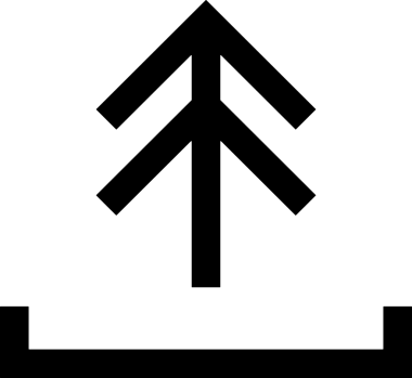 Siyah ve Beyaz Logo Simgesi PNG Biçimini Yükle. Web Sitesi Düğmesi, Mobil Uygulama Arayüzü, Dosya Aktarımı, Belge Paylaşımı, Bulut Depolama ve Veri Yedekleme için Minimalist Düz Tasarımlı Tek Renkli Ok Gönderme İşareti Grafiksel Elemanı