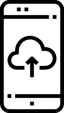 Siyah ve Beyaz Logo Simgesi PNG Biçimini Yükle. Web Sitesi Düğmesi, Mobil Uygulama Arayüzü, Dosya Aktarımı, Belge Paylaşımı, Bulut Depolama ve Veri Yedekleme için Minimalist Düz Tasarımlı Tek Renkli Ok Gönderme İşareti Grafiksel Elemanı