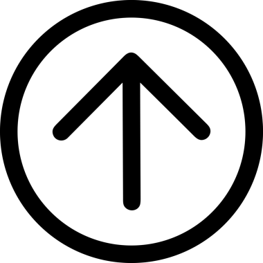 Siyah ve Beyaz Logo Simgesi PNG Biçimini Yükle. Web Sitesi Düğmesi, Mobil Uygulama Arayüzü, Dosya Aktarımı, Belge Paylaşımı, Bulut Depolama ve Veri Yedekleme için Minimalist Düz Tasarımlı Tek Renkli Ok Gönderme İşareti Grafiksel Elemanı