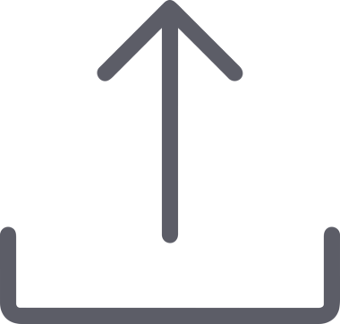 Siyah ve Beyaz Logo Simgesi PNG Biçimini Yükle. Web Sitesi Düğmesi, Mobil Uygulama Arayüzü, Dosya Aktarımı, Belge Paylaşımı, Bulut Depolama ve Veri Yedekleme için Minimalist Düz Tasarımlı Tek Renkli Ok Gönderme İşareti Grafiksel Elemanı