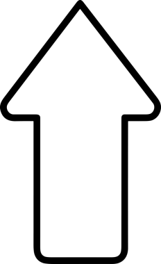 Siyah ve Beyaz Logo Simgesi PNG Biçimini Yükle. Web Sitesi Düğmesi, Mobil Uygulama Arayüzü, Dosya Aktarımı, Belge Paylaşımı, Bulut Depolama ve Veri Yedekleme için Minimalist Düz Tasarımlı Tek Renkli Ok Gönderme İşareti Grafiksel Elemanı