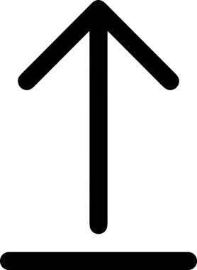 Siyah ve Beyaz Logo Simgesi PNG Biçimini Yükle. Web Sitesi Düğmesi, Mobil Uygulama Arayüzü, Dosya Aktarımı, Belge Paylaşımı, Bulut Depolama ve Veri Yedekleme için Minimalist Düz Tasarımlı Tek Renkli Ok Gönderme İşareti Grafiksel Elemanı