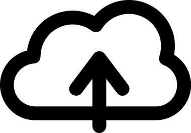 Siyah ve Beyaz Logo Simgesi PNG Biçimini Yükle. Web Sitesi Düğmesi, Mobil Uygulama Arayüzü, Dosya Aktarımı, Belge Paylaşımı, Bulut Depolama ve Veri Yedekleme için Minimalist Düz Tasarımlı Tek Renkli Ok Gönderme İşareti Grafiksel Elemanı