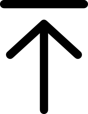 Siyah ve Beyaz Logo Simgesi PNG Biçimini Yükle. Web Sitesi Düğmesi, Mobil Uygulama Arayüzü, Dosya Aktarımı, Belge Paylaşımı, Bulut Depolama ve Veri Yedekleme için Minimalist Düz Tasarımlı Tek Renkli Ok Gönderme İşareti Grafiksel Elemanı