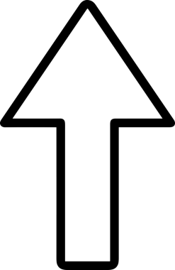 Siyah ve Beyaz Logo Simgesi PNG Biçimini Yükle. Web Sitesi Düğmesi, Mobil Uygulama Arayüzü, Dosya Aktarımı, Belge Paylaşımı, Bulut Depolama ve Veri Yedekleme için Minimalist Düz Tasarımlı Tek Renkli Ok Gönderme İşareti Grafiksel Elemanı