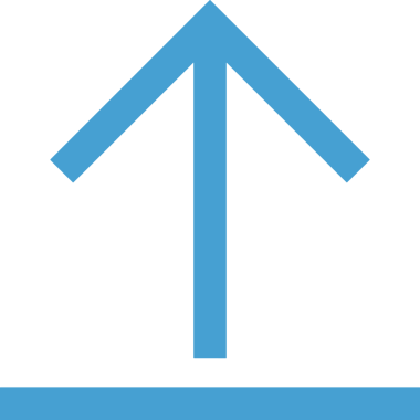 Siyah ve Beyaz Logo Simgesi PNG Biçimini Yükle. Web Sitesi Düğmesi, Mobil Uygulama Arayüzü, Dosya Aktarımı, Belge Paylaşımı, Bulut Depolama ve Veri Yedekleme için Minimalist Düz Tasarımlı Tek Renkli Ok Gönderme İşareti Grafiksel Elemanı