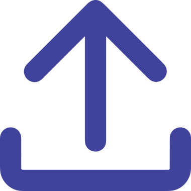 Siyah ve Beyaz Logo Simgesi PNG Biçimini Yükle. Web Sitesi Düğmesi, Mobil Uygulama Arayüzü, Dosya Aktarımı, Belge Paylaşımı, Bulut Depolama ve Veri Yedekleme için Minimalist Düz Tasarımlı Tek Renkli Ok Gönderme İşareti Grafiksel Elemanı