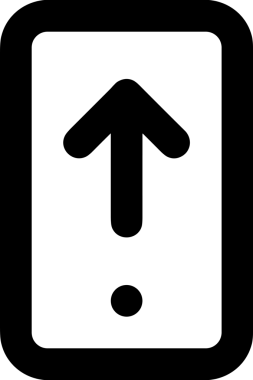 Siyah ve Beyaz Logo Simgesi PNG Biçimini Yükle. Web Sitesi Düğmesi, Mobil Uygulama Arayüzü, Dosya Aktarımı, Belge Paylaşımı, Bulut Depolama ve Veri Yedekleme için Minimalist Düz Tasarımlı Tek Renkli Ok Gönderme İşareti Grafiksel Elemanı