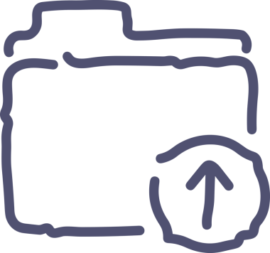 Siyah ve Beyaz Logo Simgesi PNG Biçimini Yükle. Web Sitesi Düğmesi, Mobil Uygulama Arayüzü, Dosya Aktarımı, Belge Paylaşımı, Bulut Depolama ve Veri Yedekleme için Minimalist Düz Tasarımlı Tek Renkli Ok Gönderme İşareti Grafiksel Elemanı