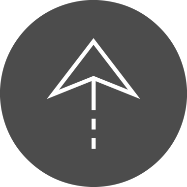 Siyah ve Beyaz Logo Simgesi PNG Biçimini Yükle. Web Sitesi Düğmesi, Mobil Uygulama Arayüzü, Dosya Aktarımı, Belge Paylaşımı, Bulut Depolama ve Veri Yedekleme için Minimalist Düz Tasarımlı Tek Renkli Ok Gönderme İşareti Grafiksel Elemanı