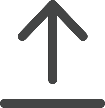 Siyah ve Beyaz Logo Simgesi PNG Biçimini Yükle. Web Sitesi Düğmesi, Mobil Uygulama Arayüzü, Dosya Aktarımı, Belge Paylaşımı, Bulut Depolama ve Veri Yedekleme için Minimalist Düz Tasarımlı Tek Renkli Ok Gönderme İşareti Grafiksel Elemanı