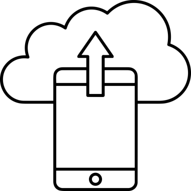 Siyah ve Beyaz Logo Simgesi PNG Biçimini Yükle. Web Sitesi Düğmesi, Mobil Uygulama Arayüzü, Dosya Aktarımı, Belge Paylaşımı, Bulut Depolama ve Veri Yedekleme için Minimalist Düz Tasarımlı Tek Renkli Ok Gönderme İşareti Grafiksel Elemanı