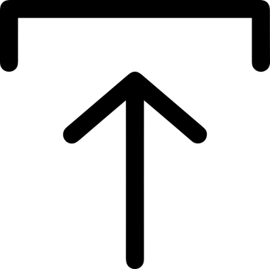 Siyah ve Beyaz Logo Simgesi PNG Biçimini Yükle. Web Sitesi Düğmesi, Mobil Uygulama Arayüzü, Dosya Aktarımı, Belge Paylaşımı, Bulut Depolama ve Veri Yedekleme için Minimalist Düz Tasarımlı Tek Renkli Ok Gönderme İşareti Grafiksel Elemanı
