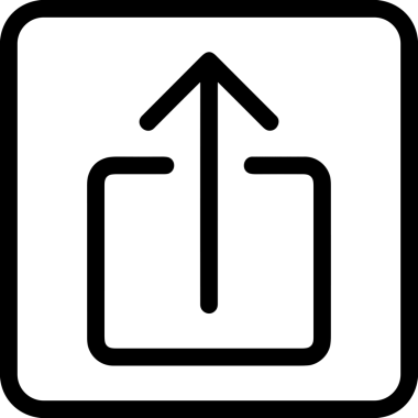 Siyah ve Beyaz Logo Simgesi PNG Biçimini Yükle. Web Sitesi Düğmesi, Mobil Uygulama Arayüzü, Dosya Aktarımı, Belge Paylaşımı, Bulut Depolama ve Veri Yedekleme için Minimalist Düz Tasarımlı Tek Renkli Ok Gönderme İşareti Grafiksel Elemanı