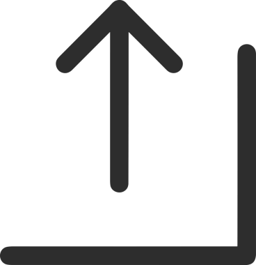 Siyah ve Beyaz Logo Simgesi PNG Biçimini Yükle. Web Sitesi Düğmesi, Mobil Uygulama Arayüzü, Dosya Aktarımı, Belge Paylaşımı, Bulut Depolama ve Veri Yedekleme için Minimalist Düz Tasarımlı Tek Renkli Ok Gönderme İşareti Grafiksel Elemanı