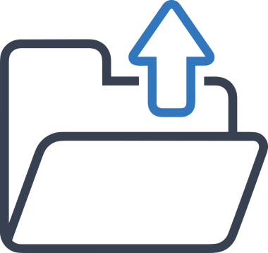 Siyah ve Beyaz Logo Simgesi PNG Biçimini Yükle. Web Sitesi Düğmesi, Mobil Uygulama Arayüzü, Dosya Aktarımı, Belge Paylaşımı, Bulut Depolama ve Veri Yedekleme için Minimalist Düz Tasarımlı Tek Renkli Ok Gönderme İşareti Grafiksel Elemanı