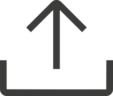 Siyah ve Beyaz Logo Simgesi PNG Biçimini Yükle. Web Sitesi Düğmesi, Mobil Uygulama Arayüzü, Dosya Aktarımı, Belge Paylaşımı, Bulut Depolama ve Veri Yedekleme için Minimalist Düz Tasarımlı Tek Renkli Ok Gönderme İşareti Grafiksel Elemanı