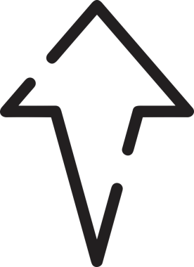 Siyah ve Beyaz Logo Simgesi PNG Biçimini Yükle. Web Sitesi Düğmesi, Mobil Uygulama Arayüzü, Dosya Aktarımı, Belge Paylaşımı, Bulut Depolama ve Veri Yedekleme için Minimalist Düz Tasarımlı Tek Renkli Ok Gönderme İşareti Grafiksel Elemanı