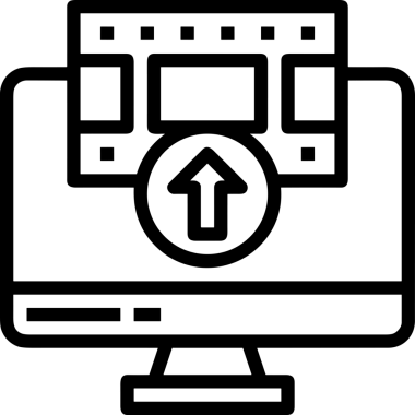 Siyah ve Beyaz Logo Simgesi PNG Biçimini Yükle. Web Sitesi Düğmesi, Mobil Uygulama Arayüzü, Dosya Aktarımı, Belge Paylaşımı, Bulut Depolama ve Veri Yedekleme için Minimalist Düz Tasarımlı Tek Renkli Ok Gönderme İşareti Grafiksel Elemanı