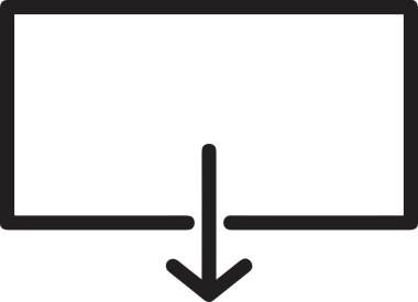 Siyah ve Beyaz Logo Simgesi PNG Biçimini Yükle. Web Sitesi Düğmesi, Mobil Uygulama Arayüzü, Dosya Aktarımı, Belge Paylaşımı, Bulut Depolama ve Veri Yedekleme için Minimalist Düz Tasarımlı Tek Renkli Ok Gönderme İşareti Grafiksel Elemanı