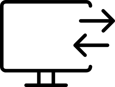 Siyah ve Beyaz Logo Simgesi PNG Biçimini Yükle. Web Sitesi Düğmesi, Mobil Uygulama Arayüzü, Dosya Aktarımı, Belge Paylaşımı, Bulut Depolama ve Veri Yedekleme için Minimalist Düz Tasarımlı Tek Renkli Ok Gönderme İşareti Grafiksel Elemanı