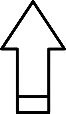 Siyah ve Beyaz Logo Simgesi PNG Biçimini Yükle. Web Sitesi Düğmesi, Mobil Uygulama Arayüzü, Dosya Aktarımı, Belge Paylaşımı, Bulut Depolama ve Veri Yedekleme için Minimalist Düz Tasarımlı Tek Renkli Ok Gönderme İşareti Grafiksel Elemanı