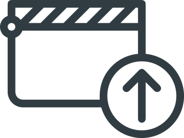 Siyah ve Beyaz Logo Simgesi PNG Biçimini Yükle. Web Sitesi Düğmesi, Mobil Uygulama Arayüzü, Dosya Aktarımı, Belge Paylaşımı, Bulut Depolama ve Veri Yedekleme için Minimalist Düz Tasarımlı Tek Renkli Ok Gönderme İşareti Grafiksel Elemanı