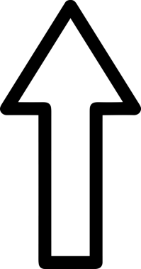 Siyah ve Beyaz Logo Simgesi PNG Biçimini Yükle. Web Sitesi Düğmesi, Mobil Uygulama Arayüzü, Dosya Aktarımı, Belge Paylaşımı, Bulut Depolama ve Veri Yedekleme için Minimalist Düz Tasarımlı Tek Renkli Ok Gönderme İşareti Grafiksel Elemanı