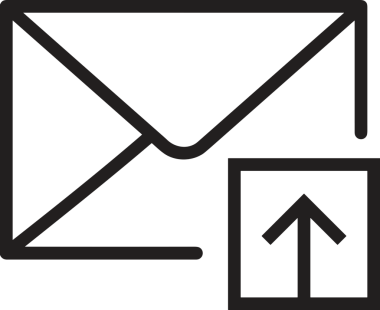 Siyah ve Beyaz Logo Simgesi PNG Biçimini Yükle. Web Sitesi Düğmesi, Mobil Uygulama Arayüzü, Dosya Aktarımı, Belge Paylaşımı, Bulut Depolama ve Veri Yedekleme için Minimalist Düz Tasarımlı Tek Renkli Ok Gönderme İşareti Grafiksel Elemanı