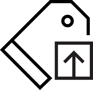 Siyah ve Beyaz Logo Simgesi PNG Biçimini Yükle. Web Sitesi Düğmesi, Mobil Uygulama Arayüzü, Dosya Aktarımı, Belge Paylaşımı, Bulut Depolama ve Veri Yedekleme için Minimalist Düz Tasarımlı Tek Renkli Ok Gönderme İşareti Grafiksel Elemanı